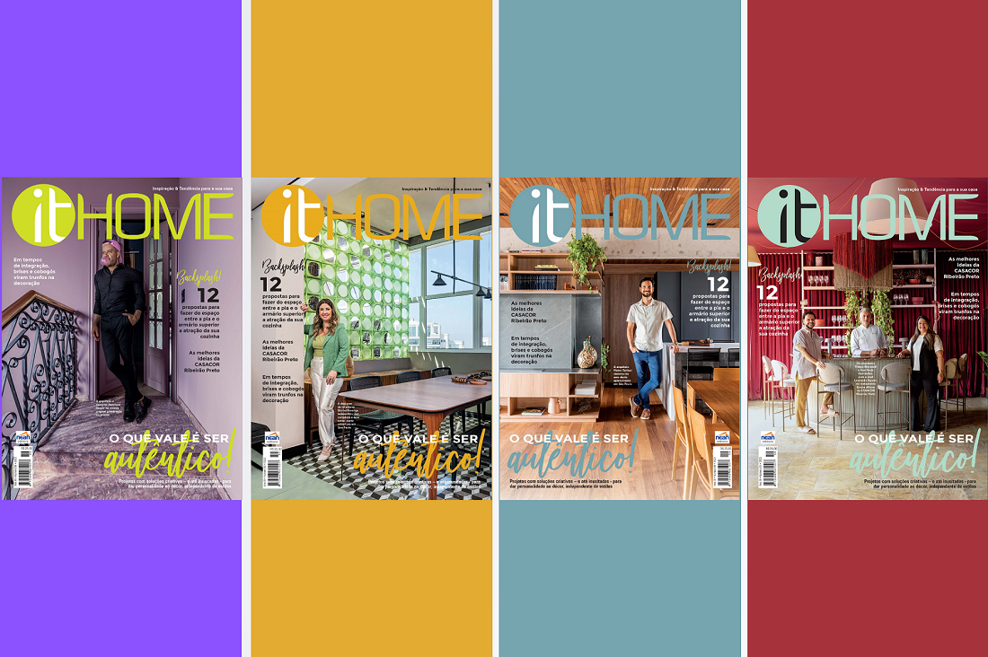 a nova edição da revista de decoração it HOME
